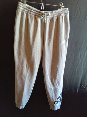 Adidas Men’s Gray Sweatpants - Casual Athletic Joggers